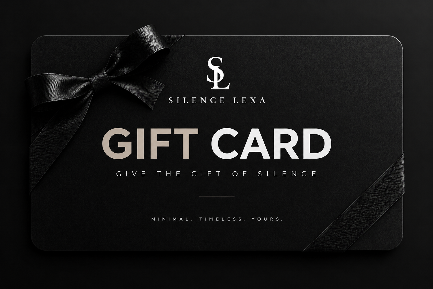 Silence Gift Card