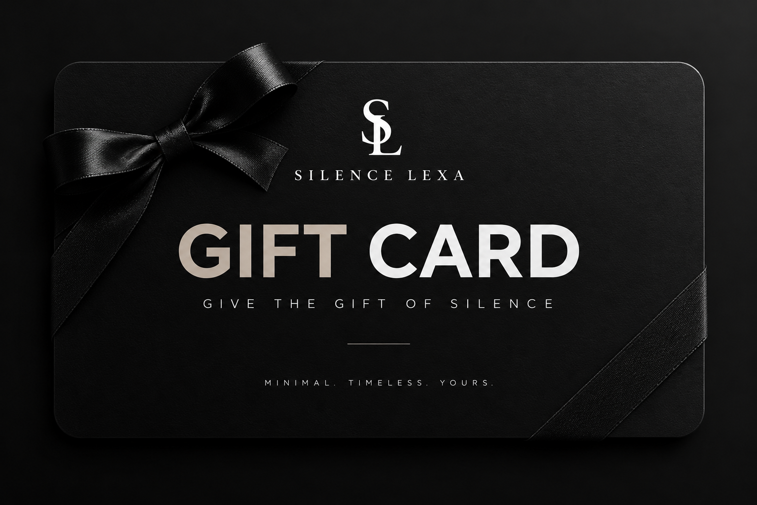 Silence Gift Card